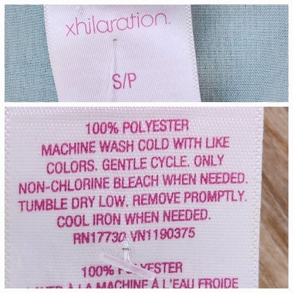 🔹️NWT Xhilaration Turquoise Blue Swim Coverup Small - Picture 11 of 12